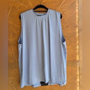 TomboyX Open Muscle Tank In Black Size 3XL